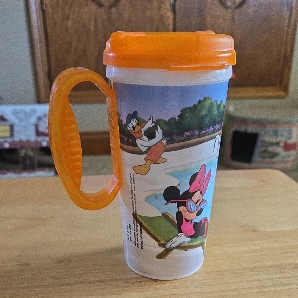 Disney Orange and White Party Tumbler
